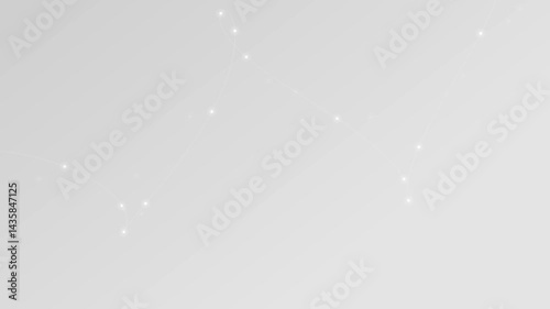 White Modern Connected Dots and Lines Background Loop – Clean Minimal Design, Presentation Backdrop, Light Geometric Texture, Elegant Corporate Backdrop, Futuristic Motion Style