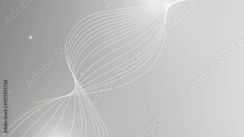 White Glossy stripes, abstract background. Seamless looping motion graphics animation 4K.
