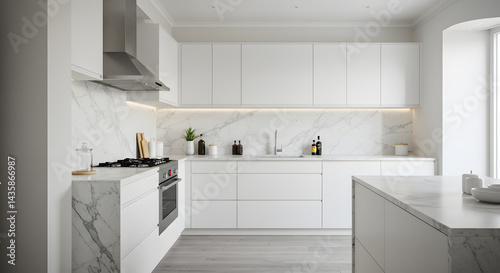 Minimalist Kitchen Interior

