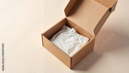Product Packaging Box for Black Friday with White Filling  