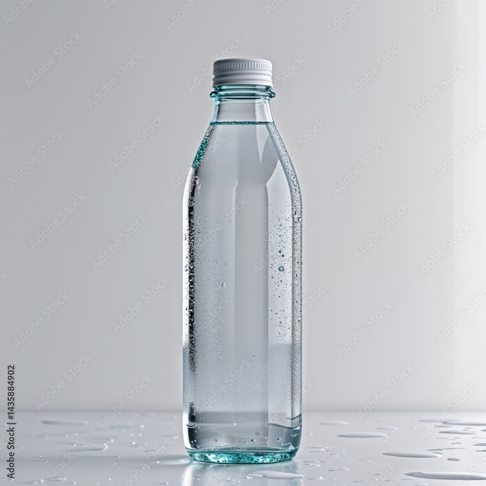 bottle of mineral water bottle of mineral water