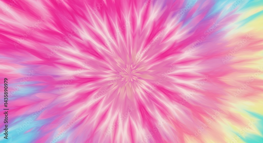 Obraz premium Chromatic Bloom AI Generated