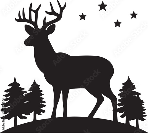 deer vector illustration