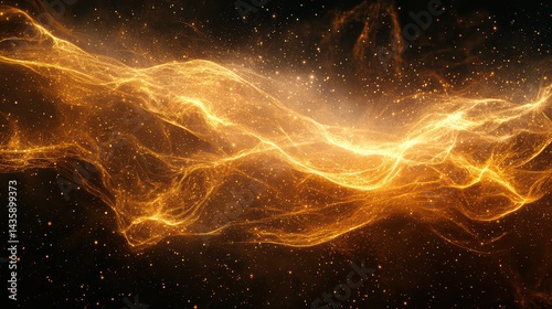 Electric network of abstract lines and glowing nodes jpeg background image