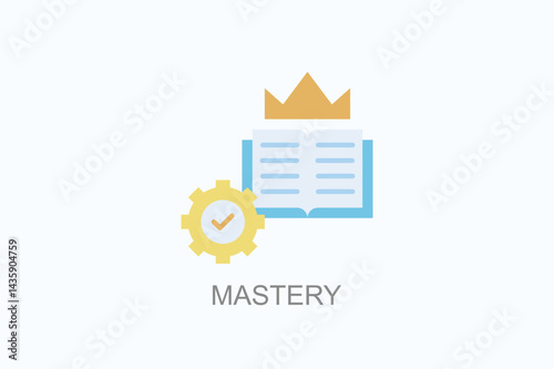 Mastery Icon Or Logo Isolated Illustration