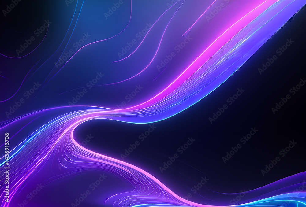 Fototapeta premium Nano future Rainbow Bright gradient background with mixed colors with tile transition, threads top. fluid, funky, futuristic, glow, glowing, grain, grunge, heaven, in good quality, generative ai