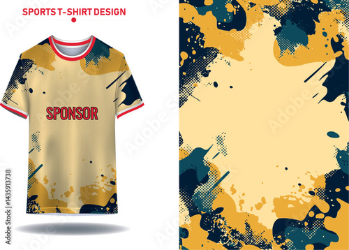 Soccer jersey design for sublimation