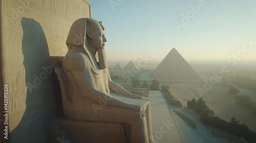 pharaoh statue