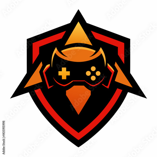 ninja e sports gaming logo mascot vector design