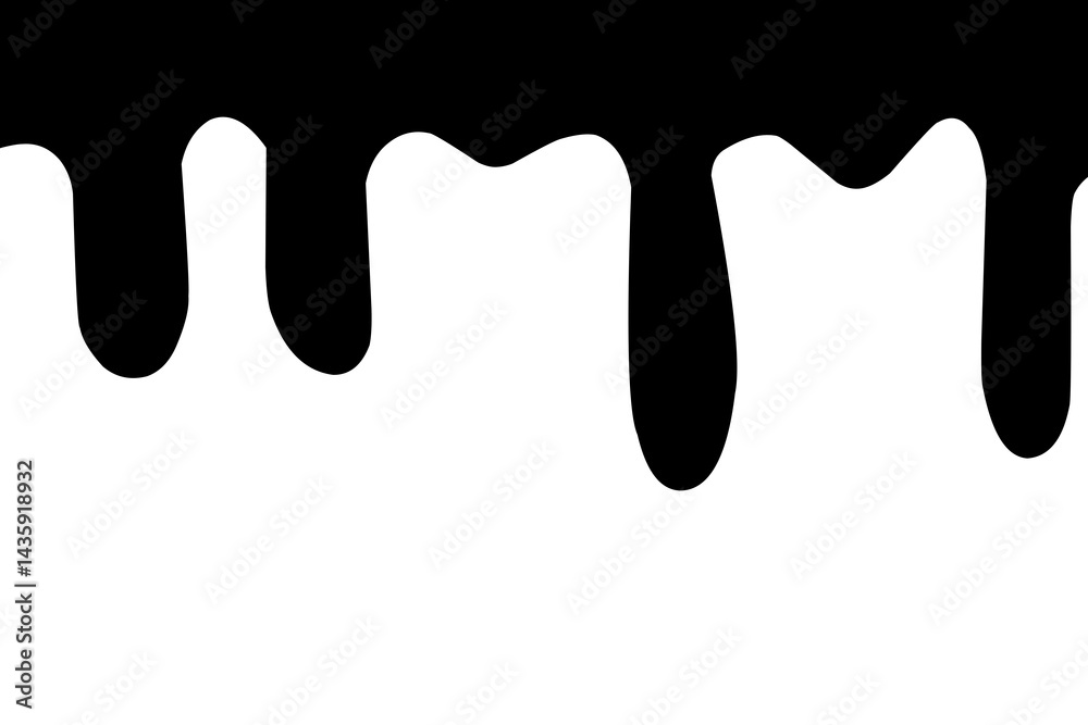 Black Liquid vector paint drops. Flowing, spilled, drop, splash, leak concept vector. ink drip and black Melt Drips. vector illustration.
Black Liquid vector paint drops. Flowing, spilled, drop, splash, leak concept vector. ink drip and black Melt Drips. vector illustration.