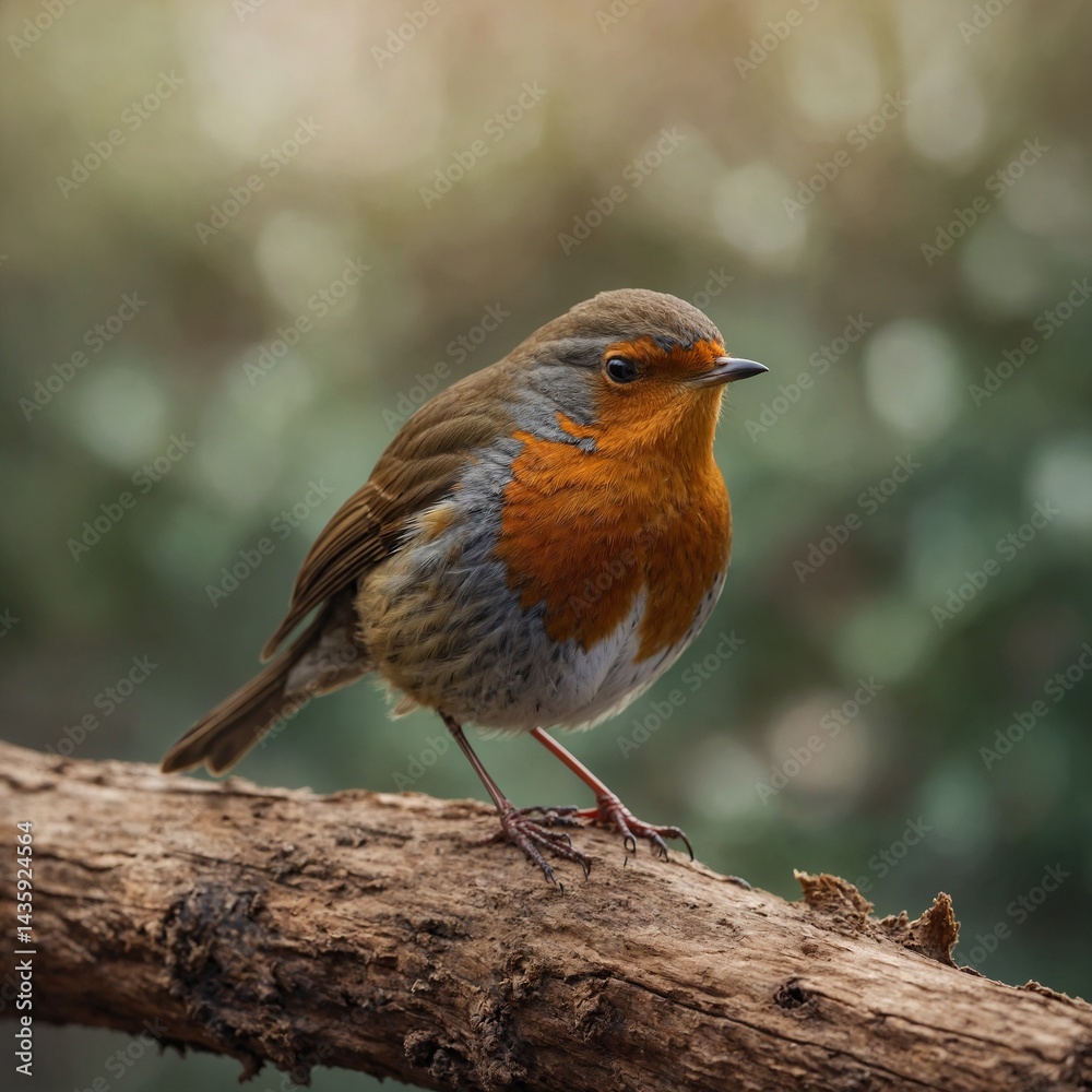 Fototapeta premium robin red breast