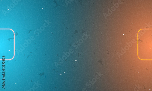 Old film light leaks texture with scratches, noise, iridescent light. Rainbow lens flare effect, camera film filter with bokeh, dust, grain. Distressed retro movie, photo burn effect. 3D vector