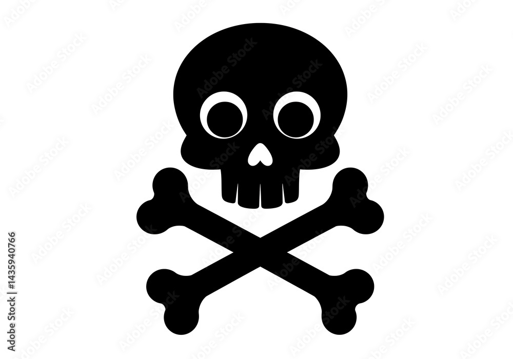 Skull and Crossbones: Symbol of Danger, Poison, and Death Skull and Crossbones: Symbol of Danger, Poison, and Death