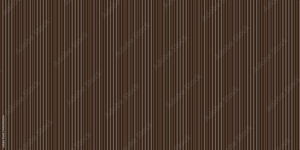 Obraz premium Brown Wood Texture with Vertical Stripes and Metallic Accents