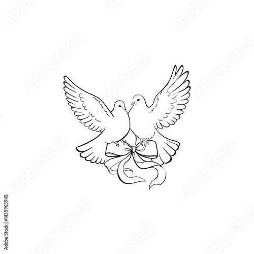 Birds flying symbolize freedom and grace, moving swiftly through the open sky.