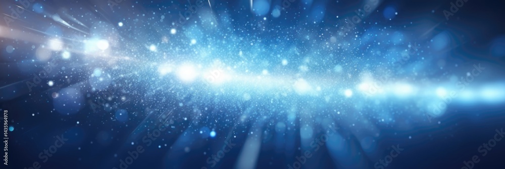 Obraz premium blue sparkles background