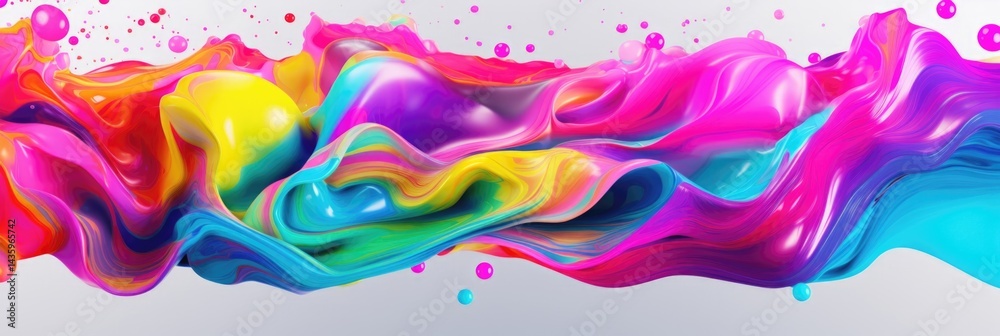 Fototapeta premium Bright color splash background