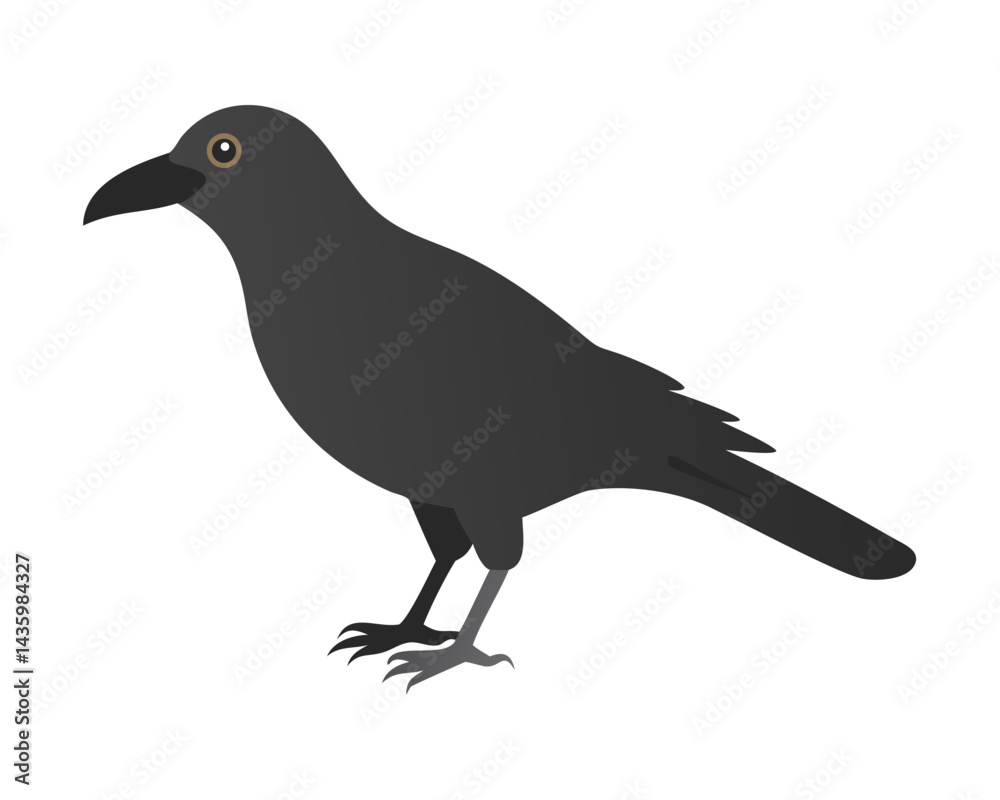 Fototapeta premium crow on a branch