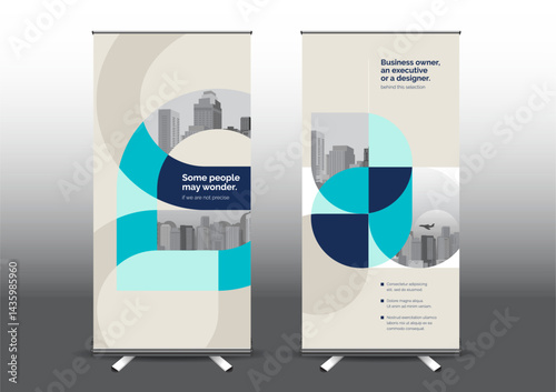 Photography RollUp template vector illustration, Designed for style applied to the expo