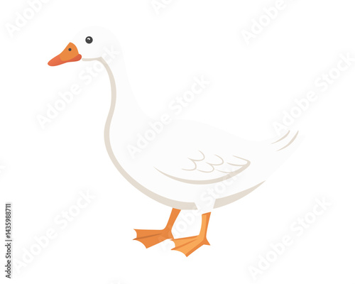 goose on white