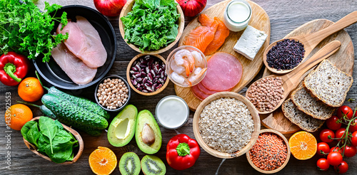 Fotografie Foods representing TLC diet.