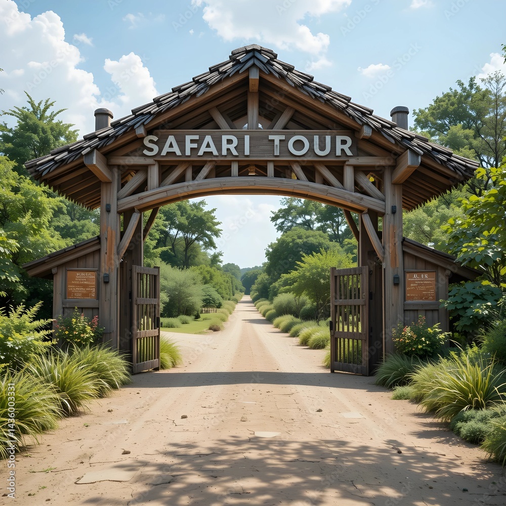 Obraz premium Theme: Nature Tour, AI Generated