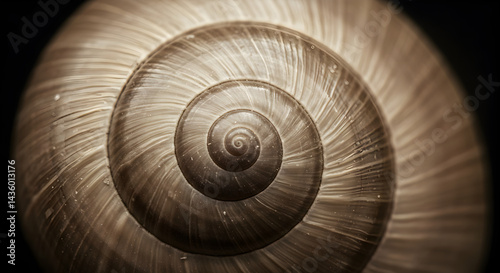Perfect Spiral of Natural Fibonacci Sequence Found in Sea Shell