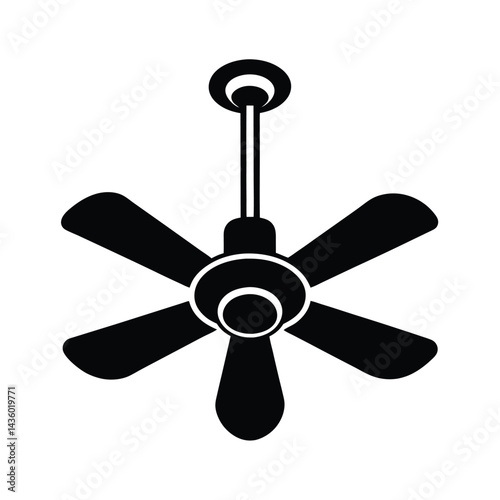 fan isolated on white background
