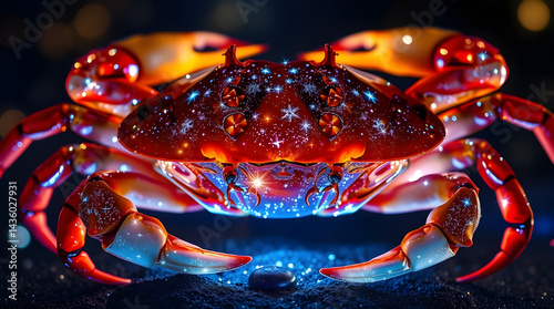Mystical Celestial Crab: The Spirit of Cancer