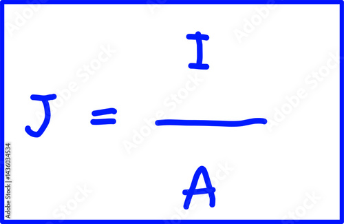 dynamic electrical physics, current density physics formula