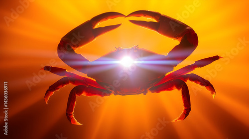 Mystical Celestial Crab: The Spirit of Cancer