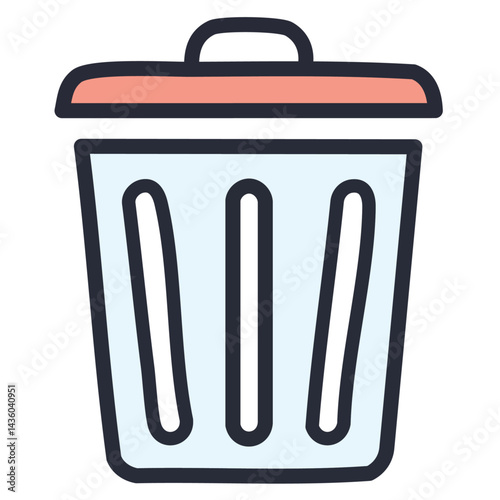  Trash can sketch