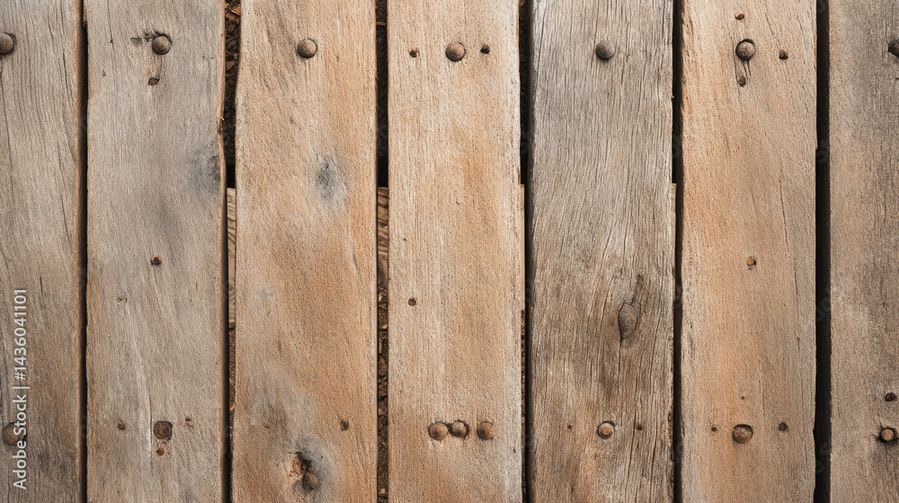 Obraz premium Rustic wood planks texture aged wooden surface vintage timber panels weathered grain hardwood material