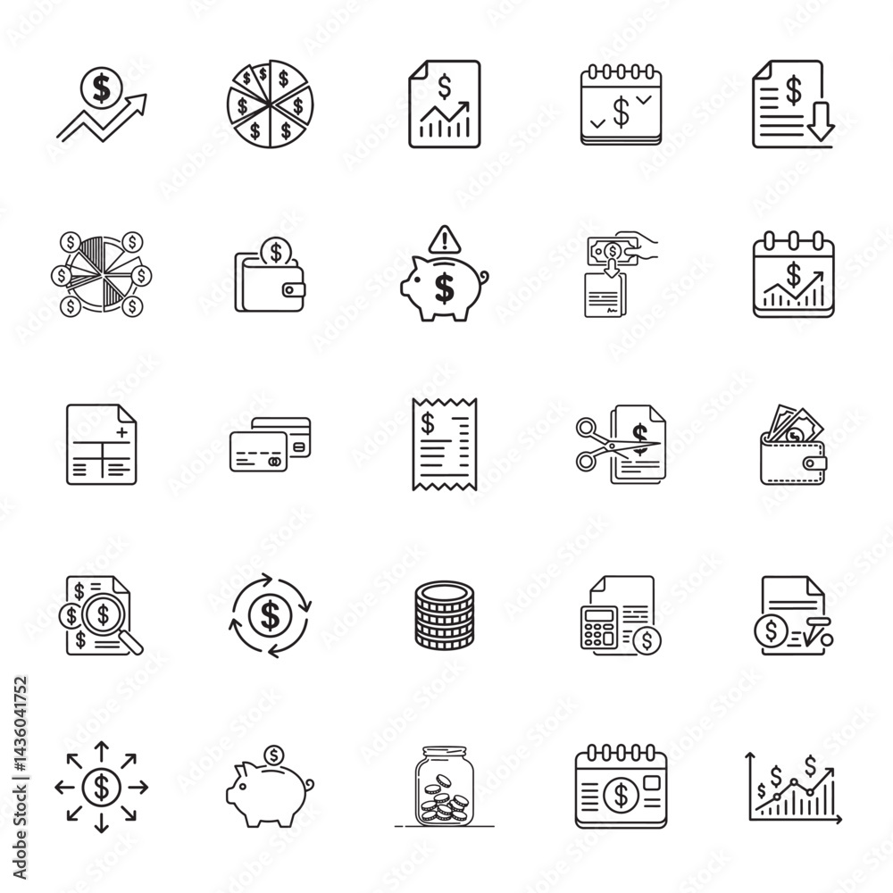 25 Business Presentation and Report Icons set
25 Business Presentation and Report Icons set