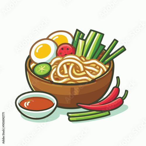 laksa, spicy, cuisine, food, asian, meal, delicious, dinner, bowl, soup, dish, traditional, lunch, shrimp, noodle, background, tasty, seafood, malaysian, cooking, healthy, fresh, cooked, noodles, ingr