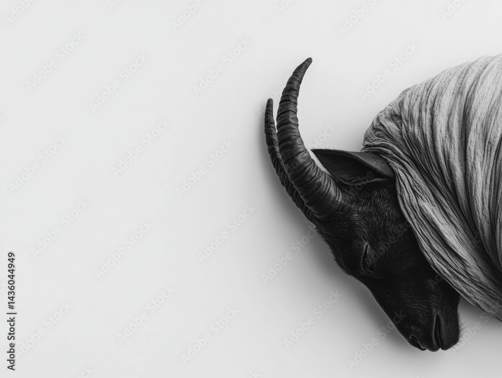 Fototapeta premium black and white mask