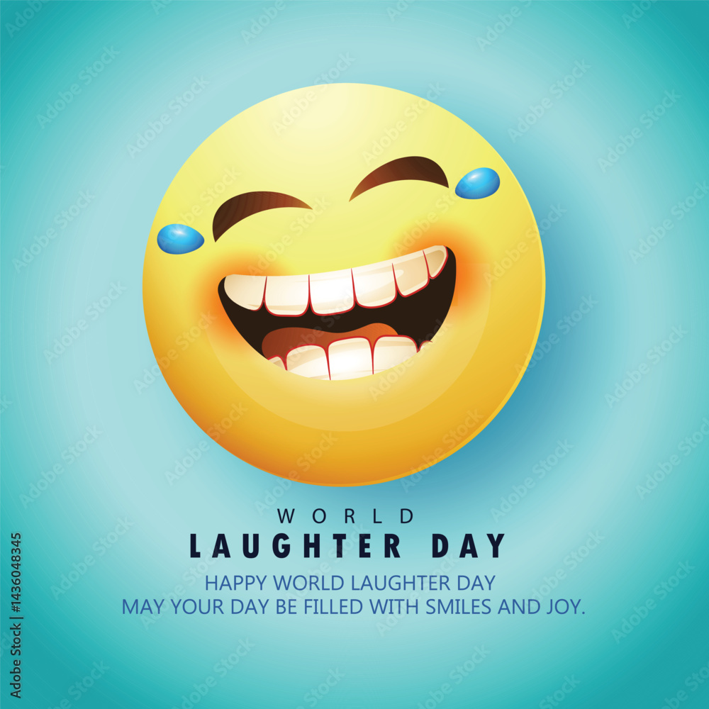 creative vector illustration of World Laughter Day. creative vector illustration of World Laughter Day.