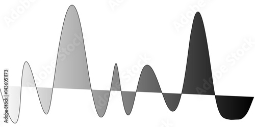 vector illustration of a surf board with shadow background or texture .