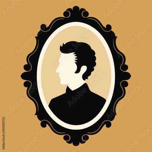 victorian portrait frames oval and rectangular borders