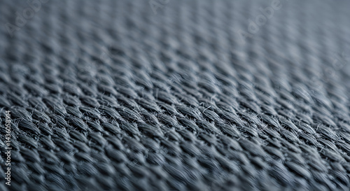 Interwoven Fibers Create A Strong And Versatile Texture Grayish Material photo
