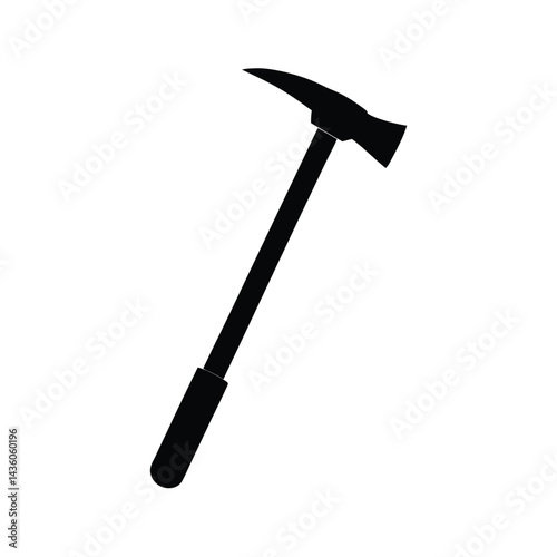 hoe tool on white background