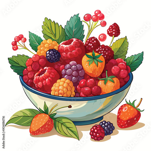 berries in a bowl