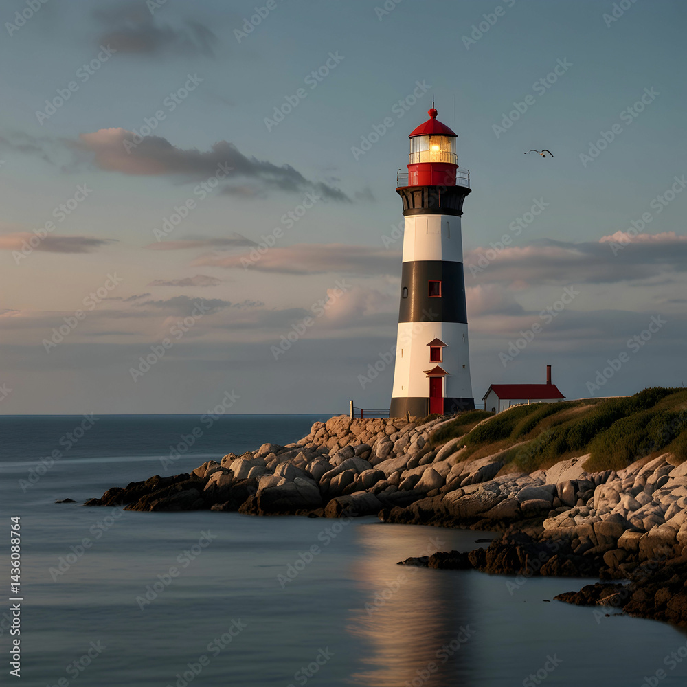 Naklejka premium lighthouse