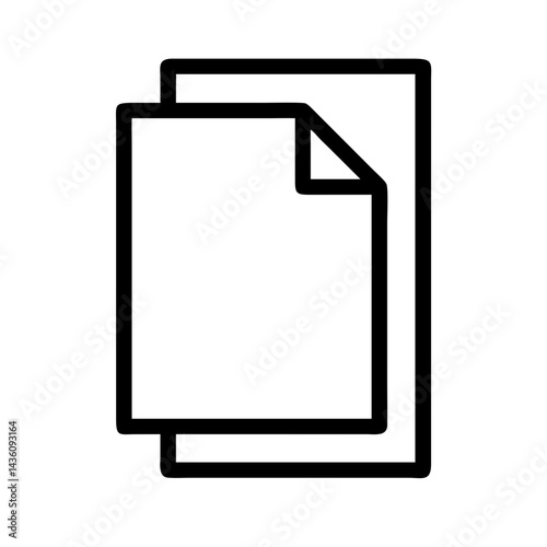 Recycled paper icon for eco packaging and sustainability