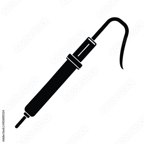 soldering iron isolated on white