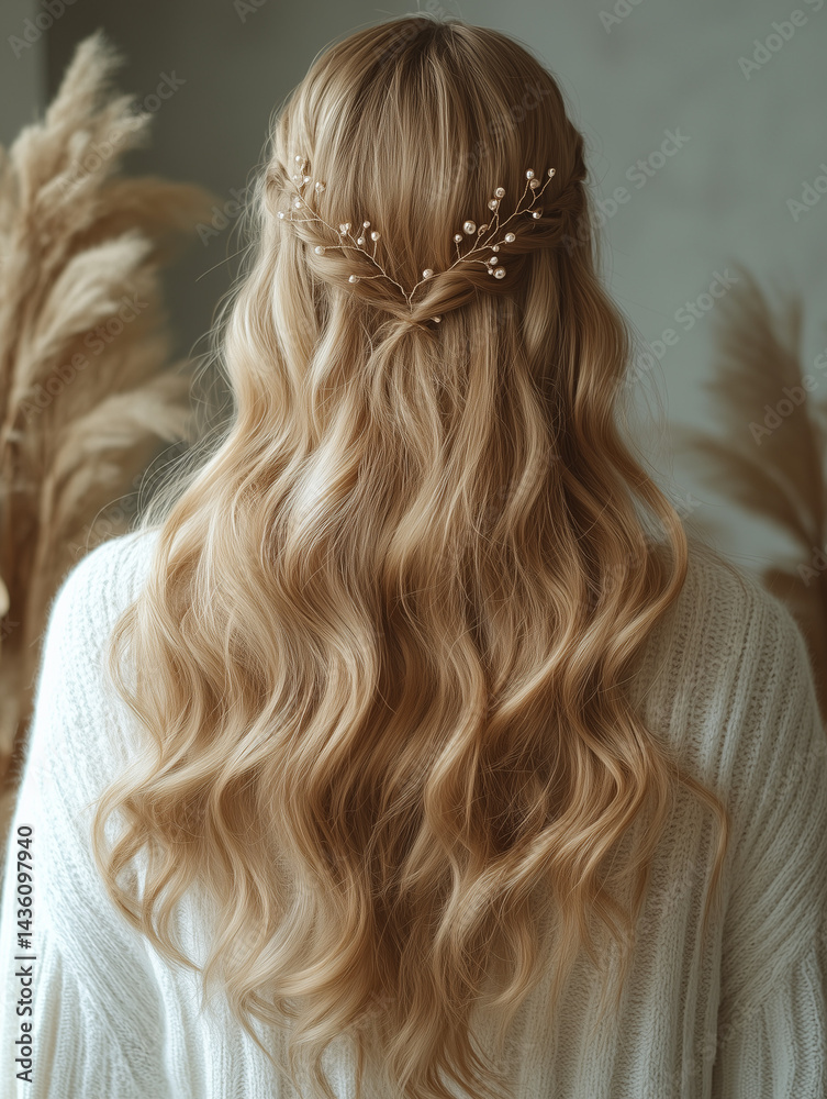 Naklejka premium Accesories hair for woman