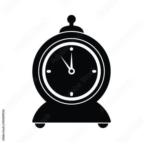 alarm clock isolated on white