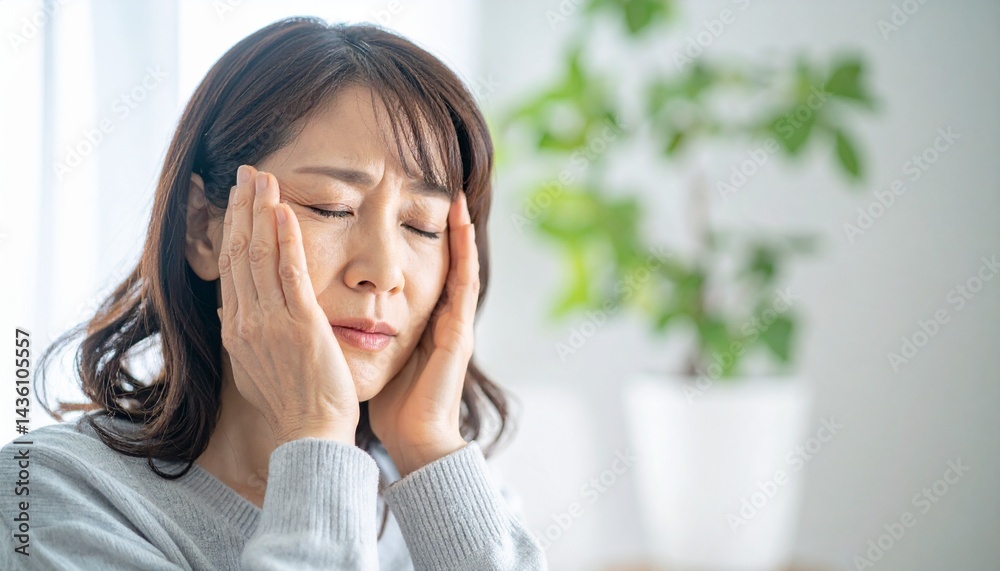 悩んでいる女性 悩んでいる女性