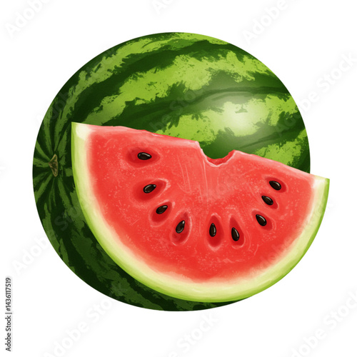 slice of watermelon