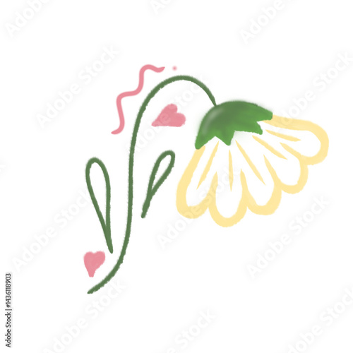 vector illustration of a flower
